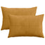 Pudebetræk 2 pcs ALMELO Gul 30 x 50 cm cordfløjl