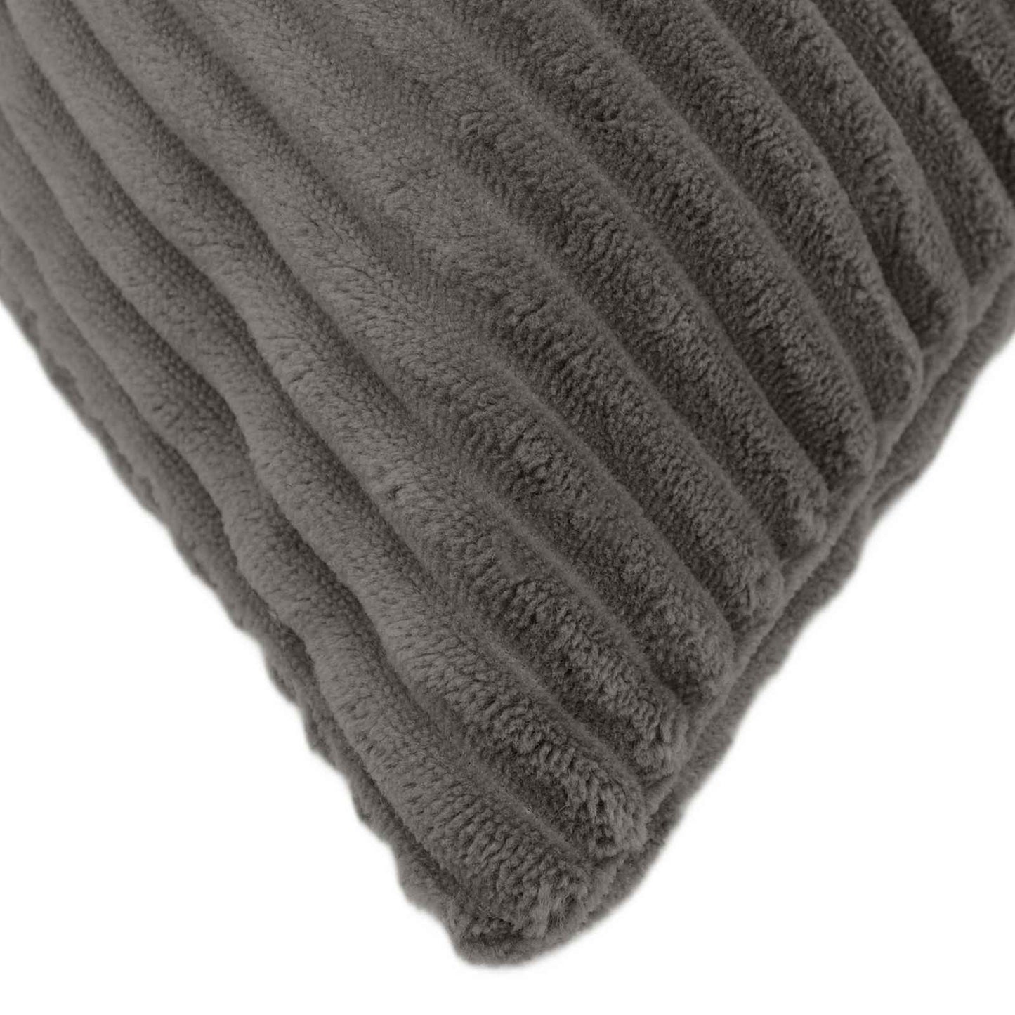 Pudebetræk 6 pcs ALMELO Mørkegrå 35 x 35 cm cordfløjl