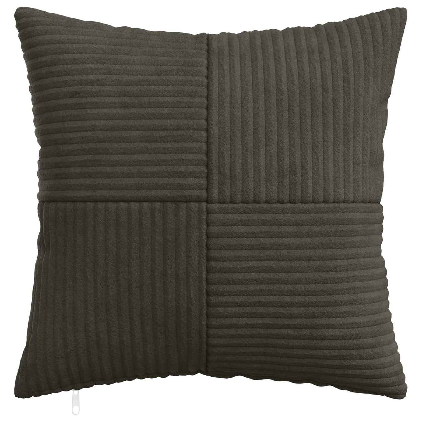 Pudebetræk 2 pcs ALMELO Antracit 35 x 35 cm cordfløjl