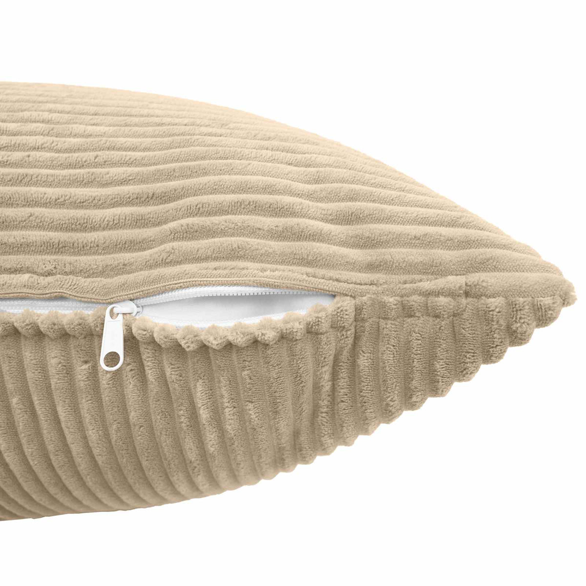 Pudebetræk 6 pcs ALMELO Gråbrun 35 x 35 cm cordfløjl