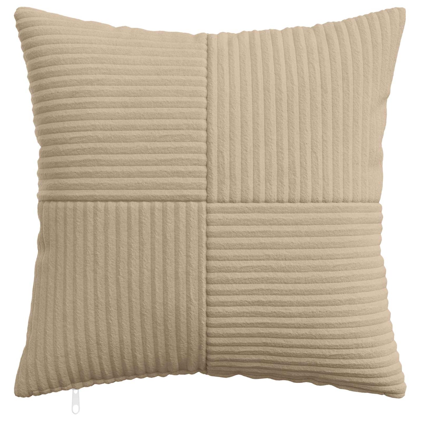 Pudebetræk 6 pcs ALMELO Gråbrun 35 x 35 cm cordfløjl