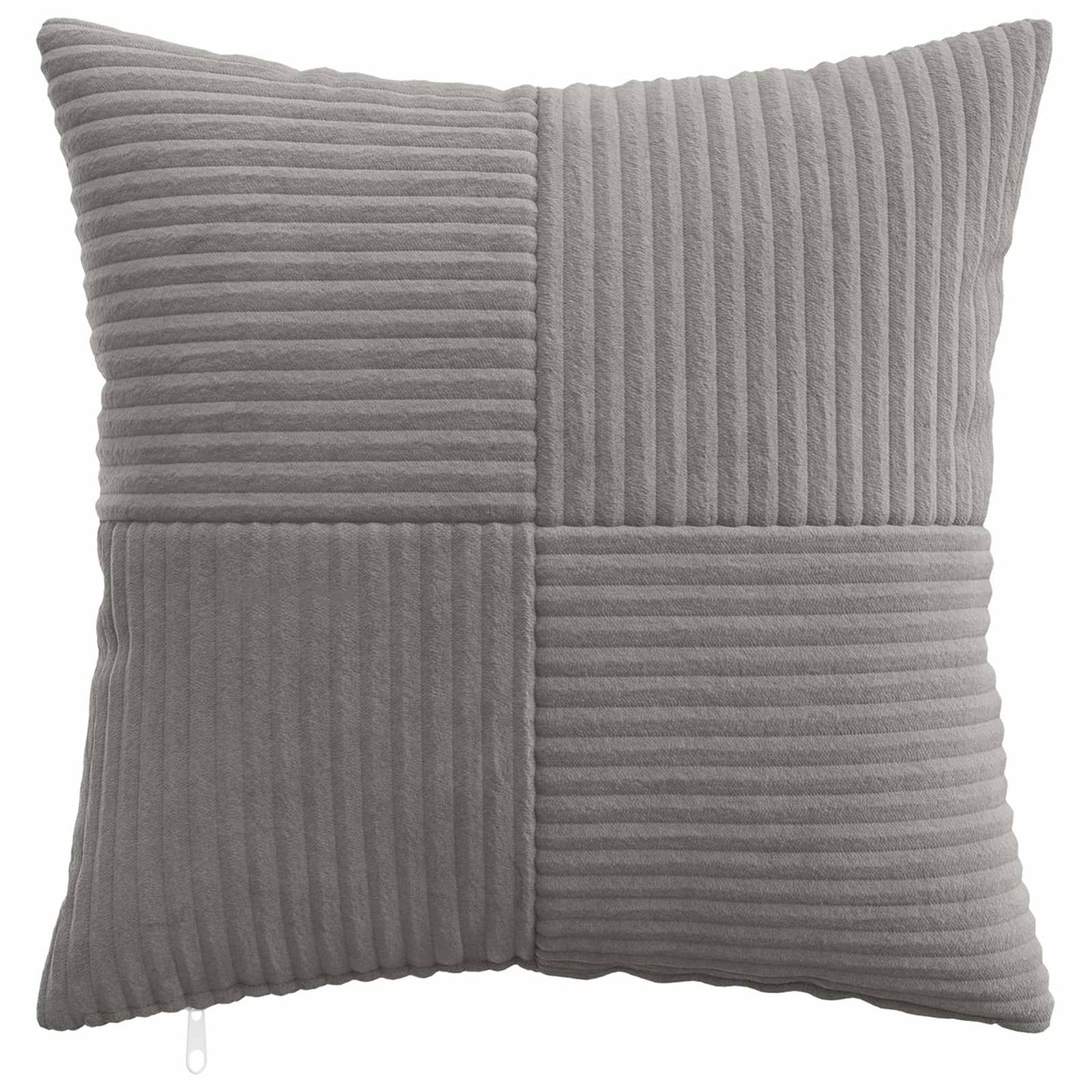 Pudebetræk 2 pcs ALMELO Lysegrå 40 x 40 cm cordfløjl