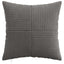 Pudebetræk 2 pcs ALMELO Mørkegrå 40 x 40 cm cordfløjl