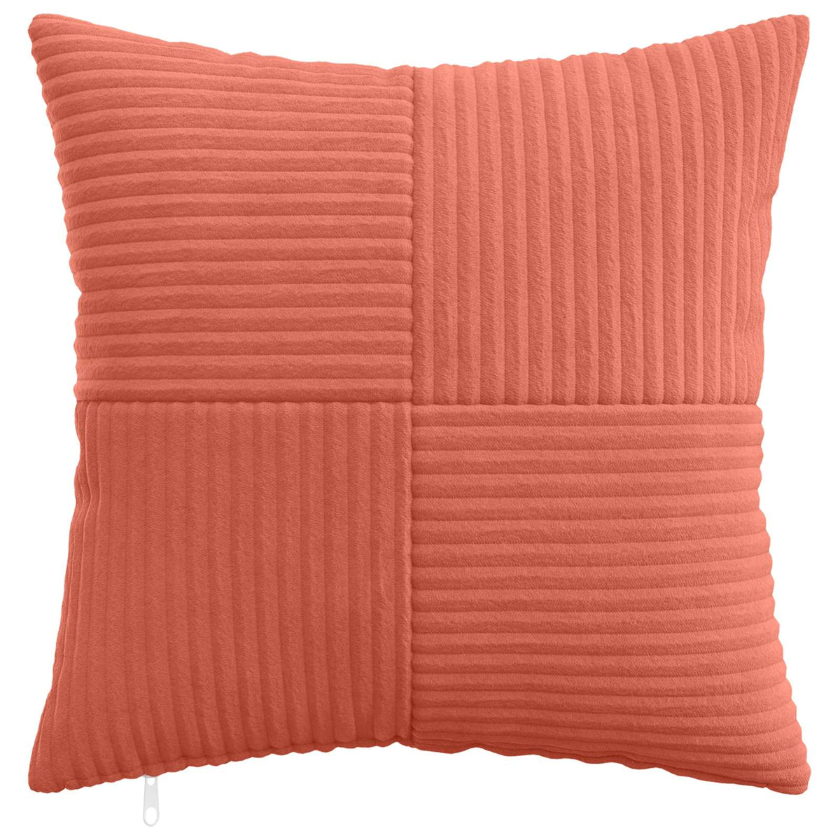 Pudebetræk 12 pcs ALMELO Rød orange 40 x 40 cm cordfløjl