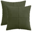 Pudebetræk 2 pcs ALMELO Grøn 40 x 40 cm cordfløjl