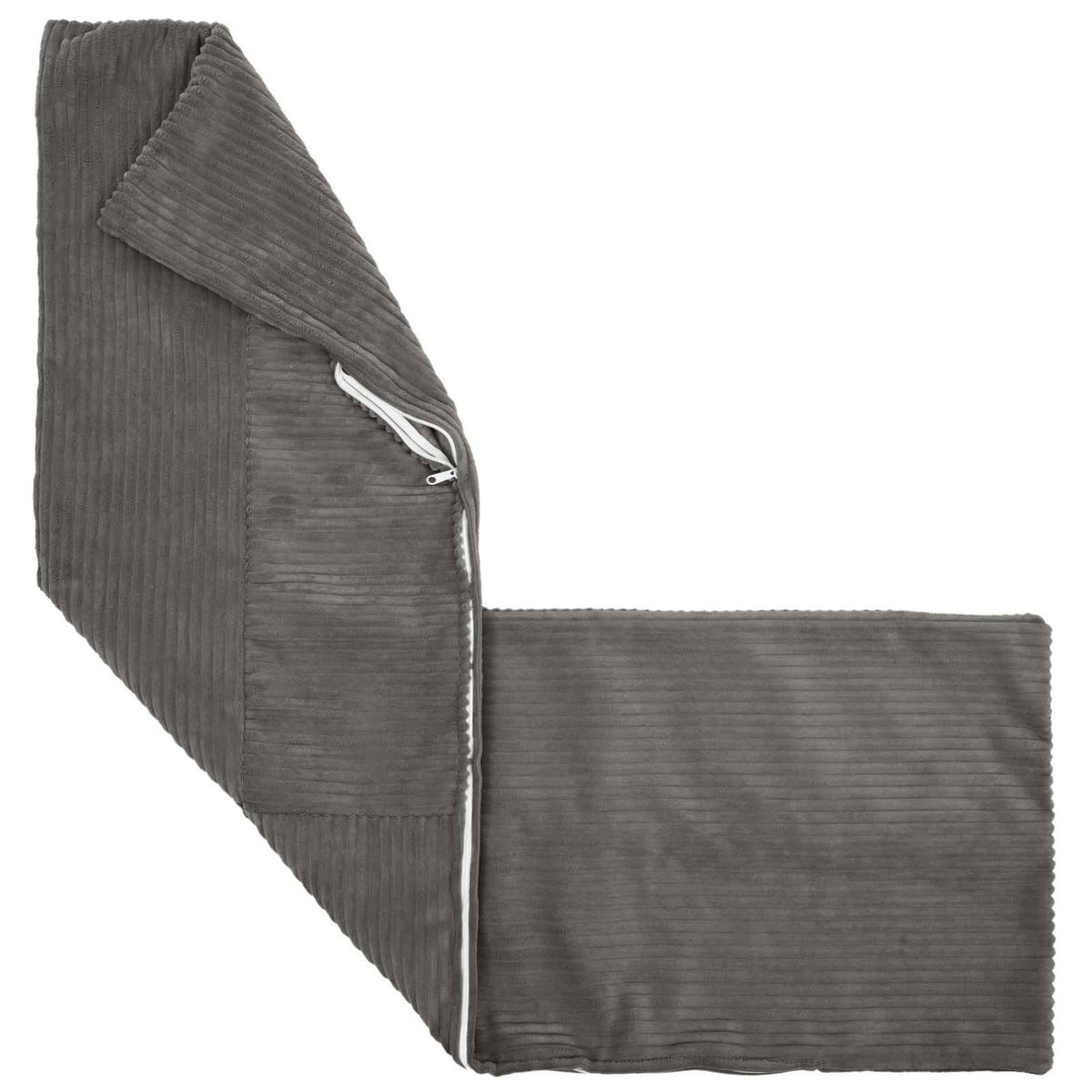 Pudebetræk 2 pcs ALMELO Mørkegrå 40 x 145 cm cordfløjl