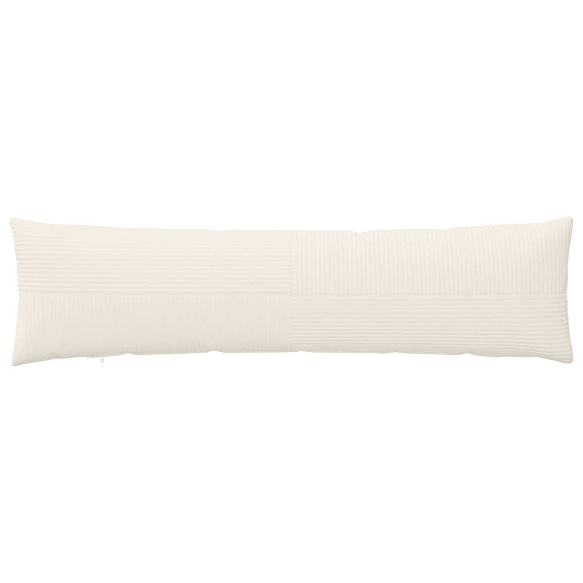 Pudebetræk ALMELO Cremefarvet 40 x 145 cm cordfløjl