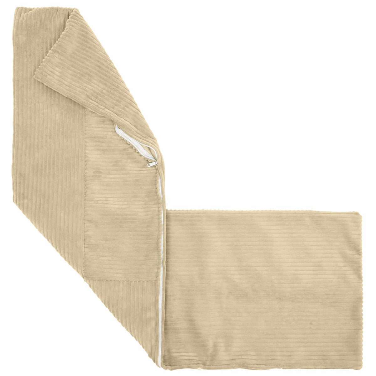 Pudebetræk 2 pcs ALMELO Grågrøn 40 x 145 cm cordfløjl