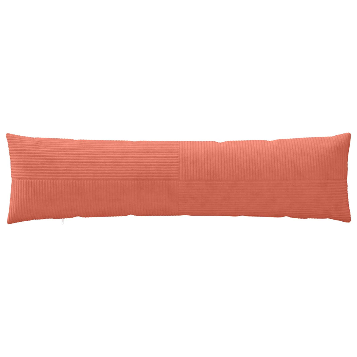 Pudebetræk 2 pcs ALMELO Rød orange 40 x 145 cm cordfløjl