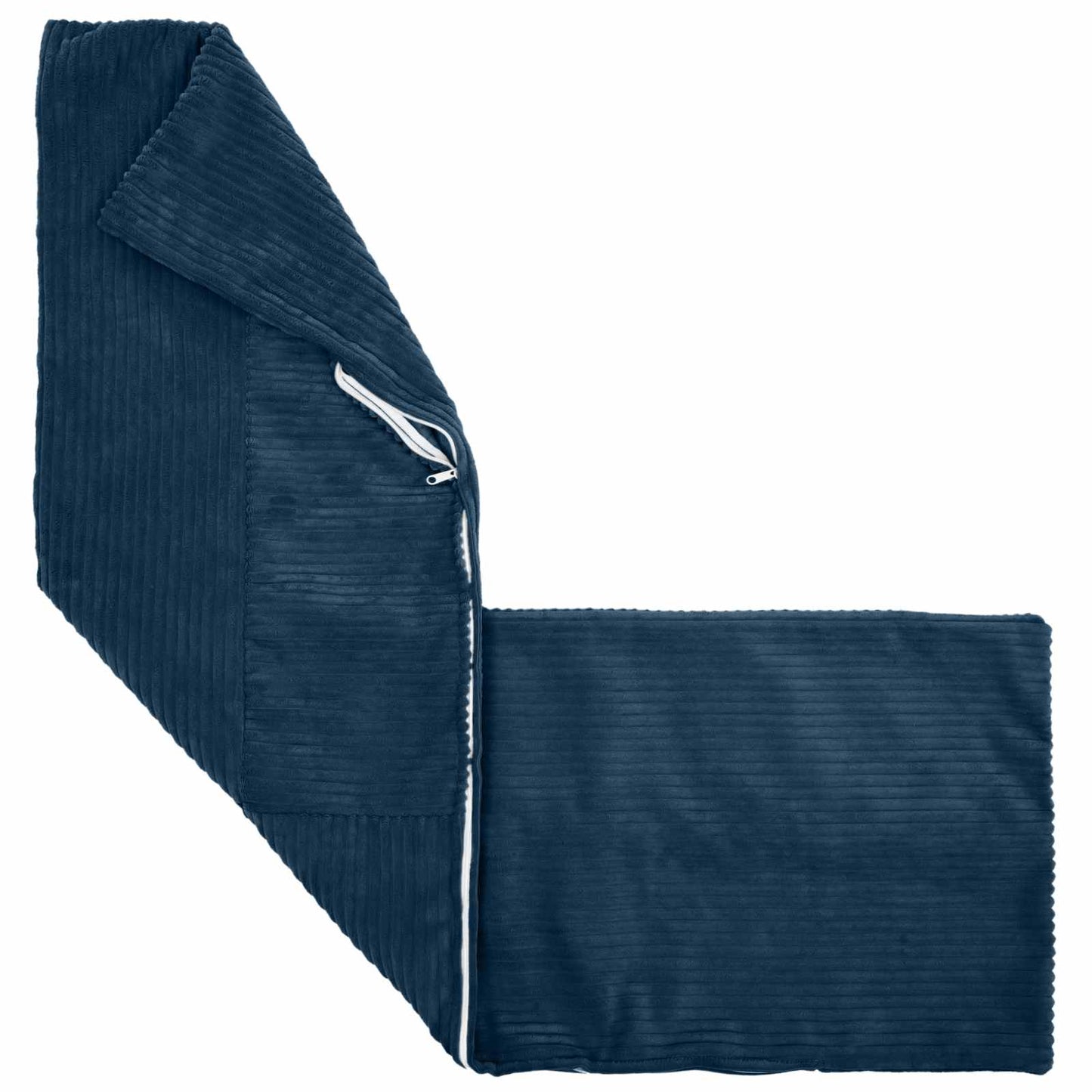 Pudebetræk ALMELO Mørkeblå 40 x 145 cm cordfløjl