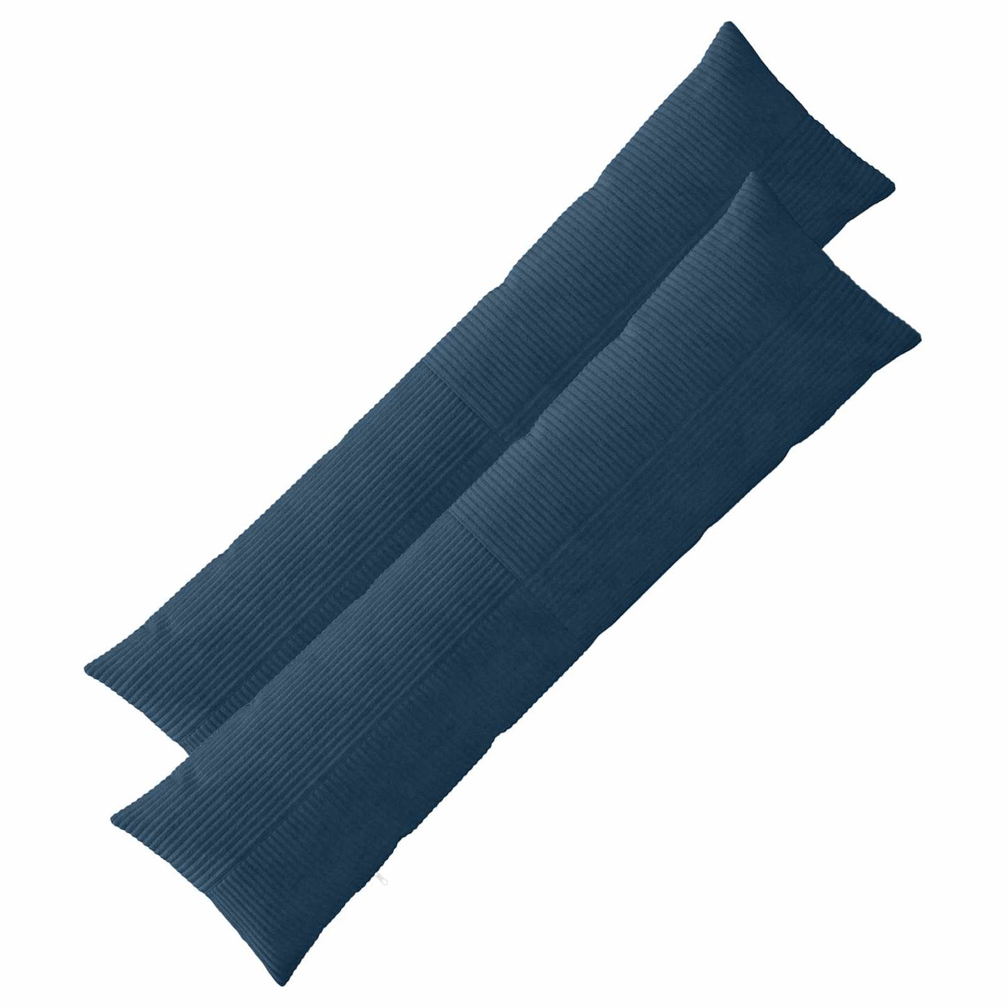Pudebetræk 2 pcs ALMELO Mørkeblå 40 x 145 cm cordfløjl