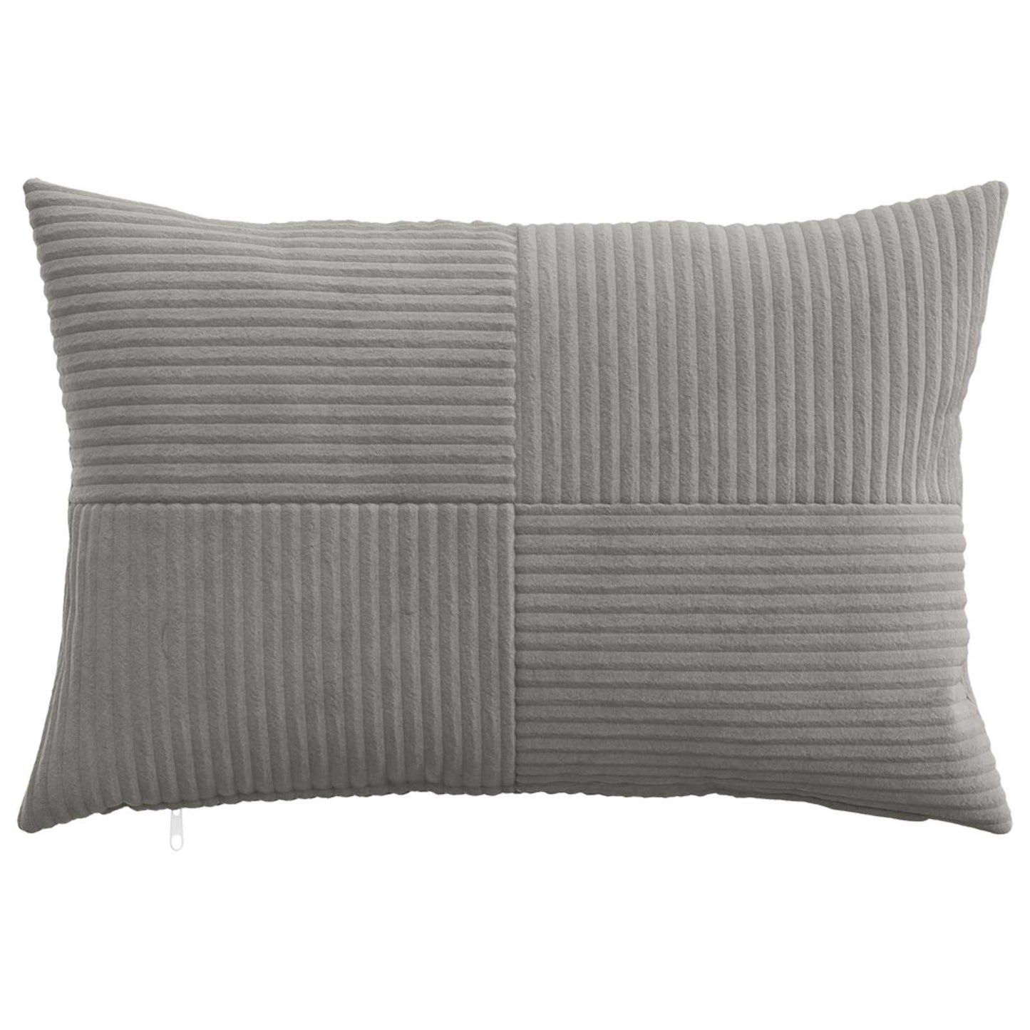 Pudebetræk 2 pcs ALMELO Lysegrå 40 x 60 cm cordfløjl