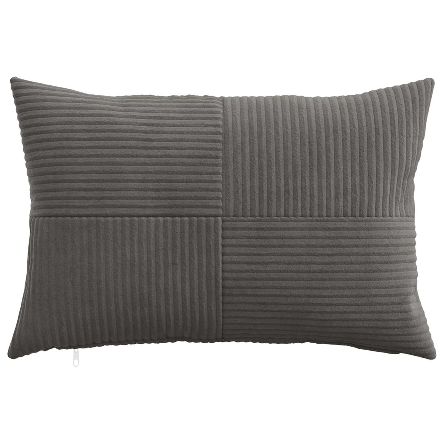 Pudebetræk 2 pcs ALMELO Mørkegrå 40 x 60 cm cordfløjl