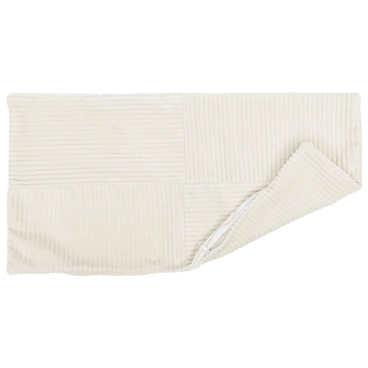 Pudebetræk 2 pcs ALMELO Cremefarvet 40 x 60 cm cordfløjl