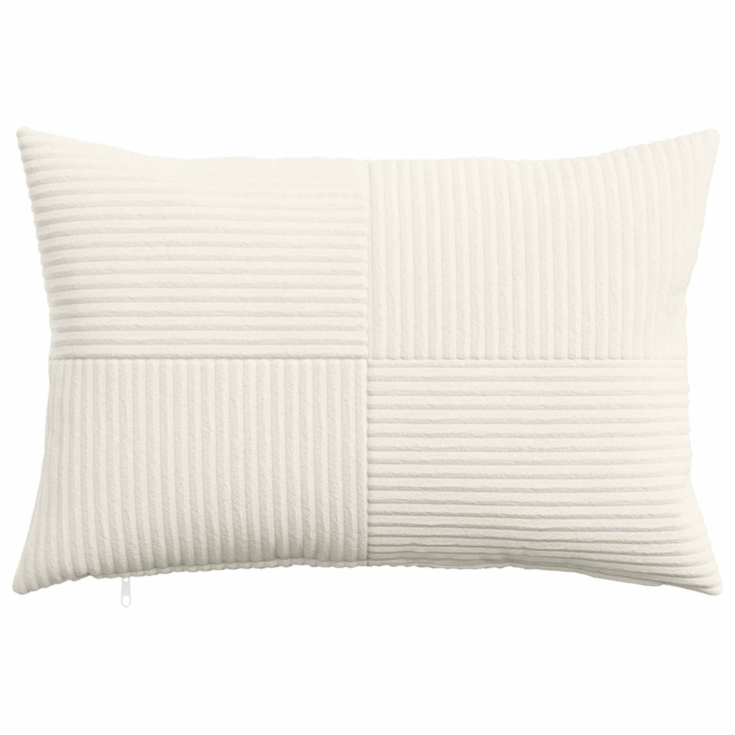 Pudebetræk 2 pcs ALMELO Cremefarvet 40 x 60 cm cordfløjl