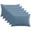 Pudebetræk 6 pcs ALMELO Blå 40 x 60 cm cordfløjl
