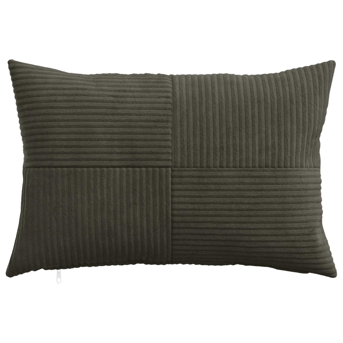 Pudebetræk 2 pcs ALMELO Antracit 40 x 60 cm cordfløjl