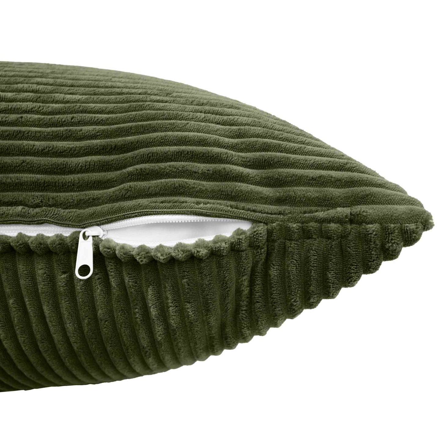 Pudebetræk 6 pcs ALMELO Grøn 40 x 60 cm cordfløjl