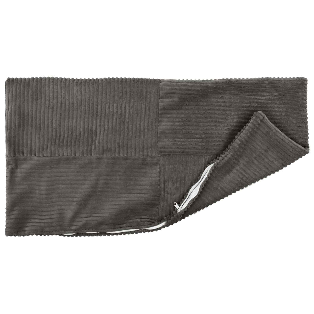 Pudebetræk 6 pcs ALMELO Mørkegrå 40 x 70 cm cordfløjl