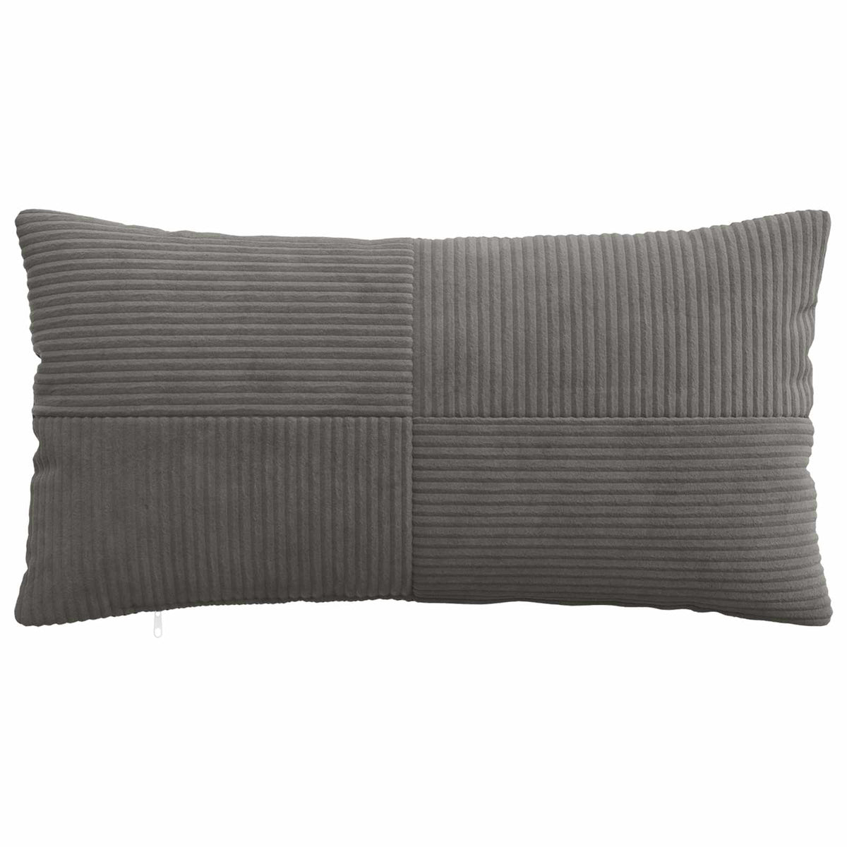 Pudebetræk 6 pcs ALMELO Mørkegrå 40 x 70 cm cordfløjl