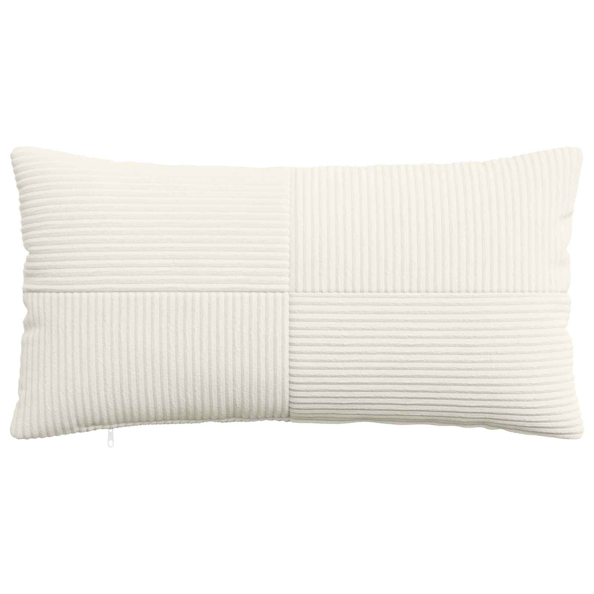 Pudebetræk 6 pcs ALMELO Cremefarvet 40 x 70 cm cordfløjl