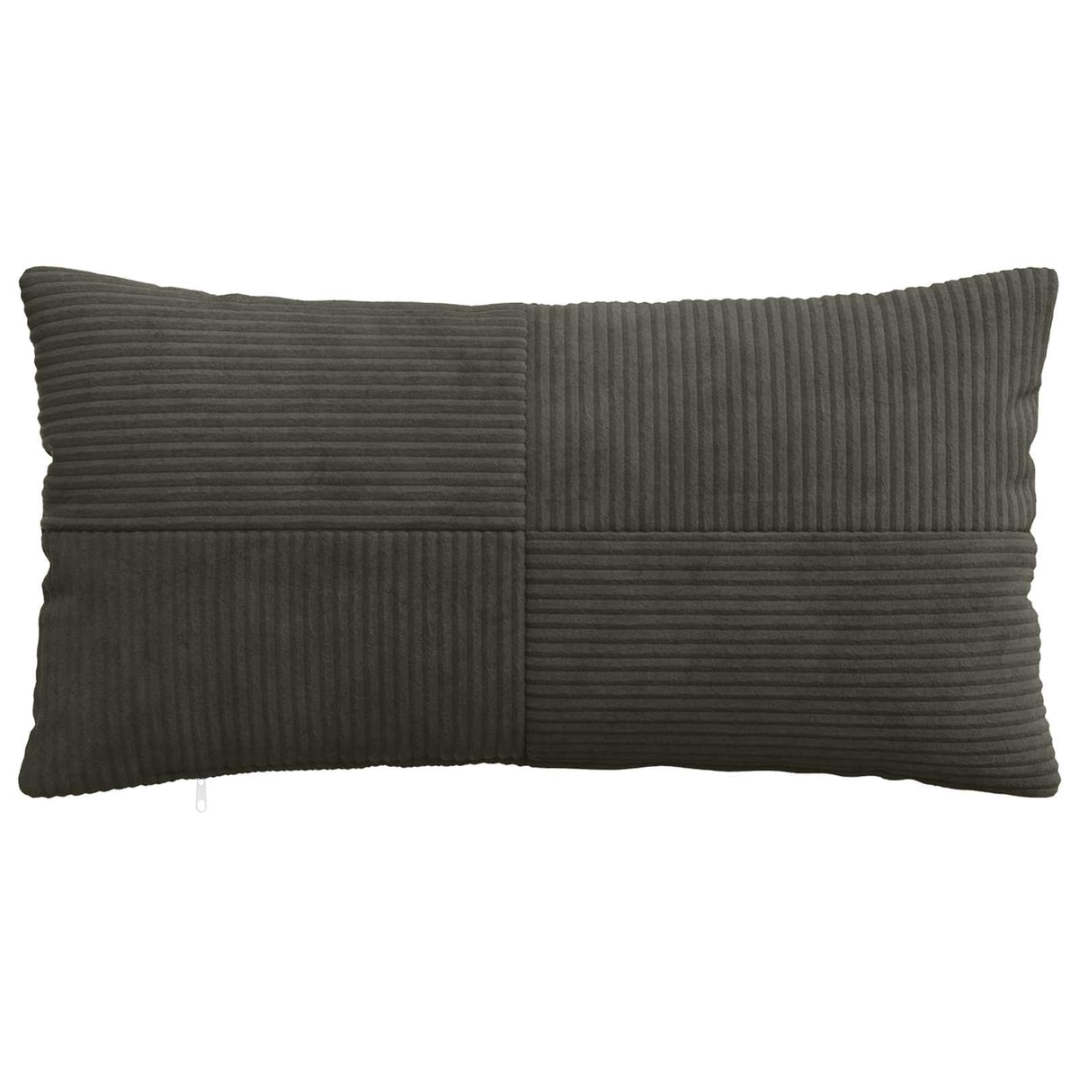 Pudebetræk 2 pcs ALMELO Antracit 40 x 70 cm cordfløjl
