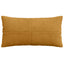 Pudebetræk 2 pcs ALMELO Gul 40 x 70 cm cordfløjl