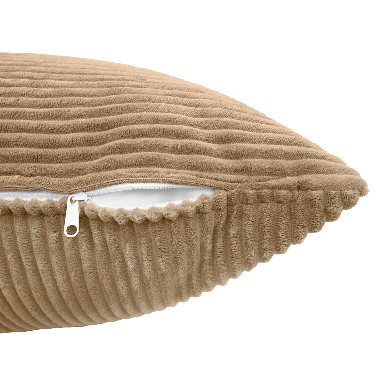 Pudebetræk 2 pcs ALMELO Brun 40 x 70 cm cordfløjl