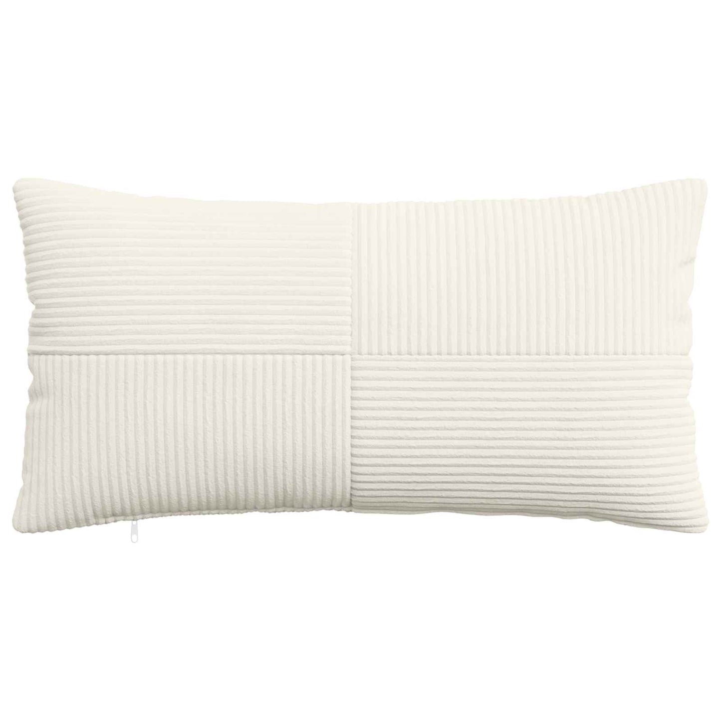 Pudebetræk 12 pcs ALMELO Cremefarvet 40 x 80 cm cordfløjl