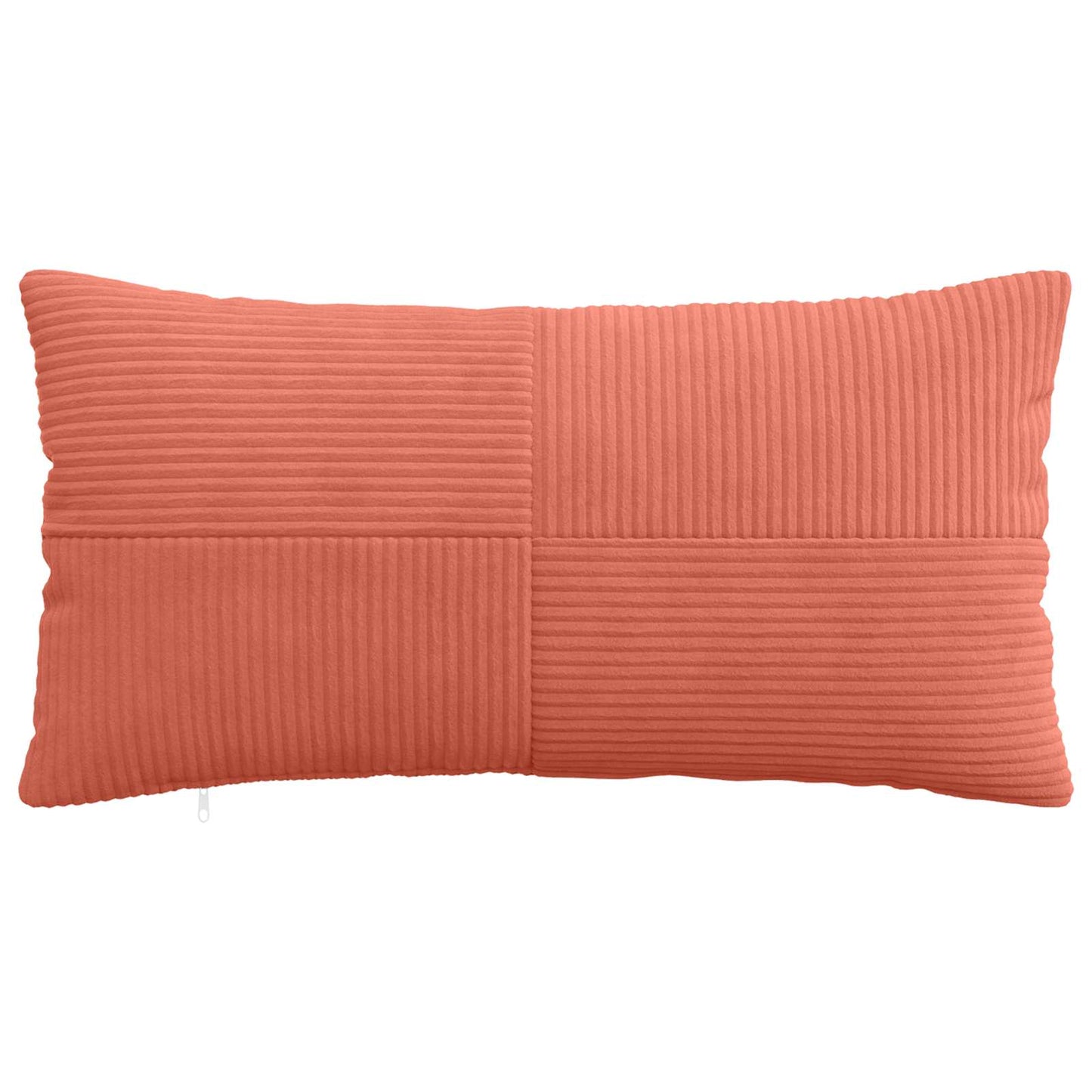 Pudebetræk 6 pcs ALMELO Rød orange 40 x 80 cm cordfløjl