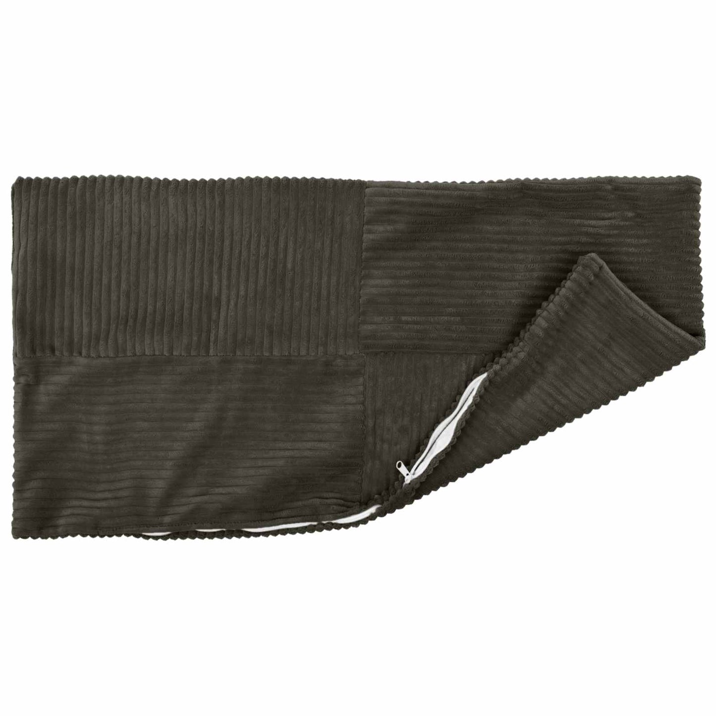 Pudebetræk 2 pcs ALMELO Antracit 40 x 80 cm cordfløjl
