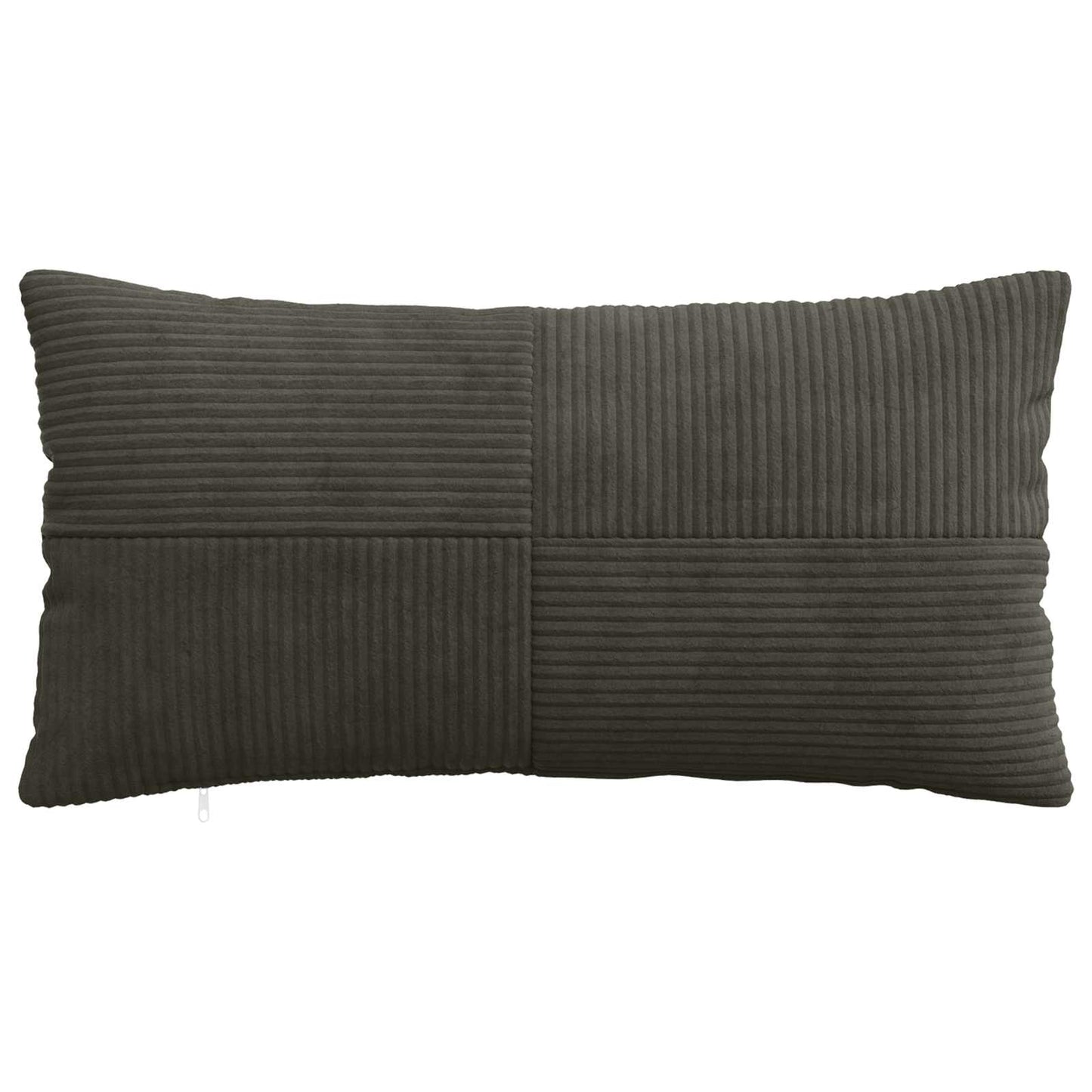 Pudebetræk 2 pcs ALMELO Antracit 40 x 80 cm cordfløjl