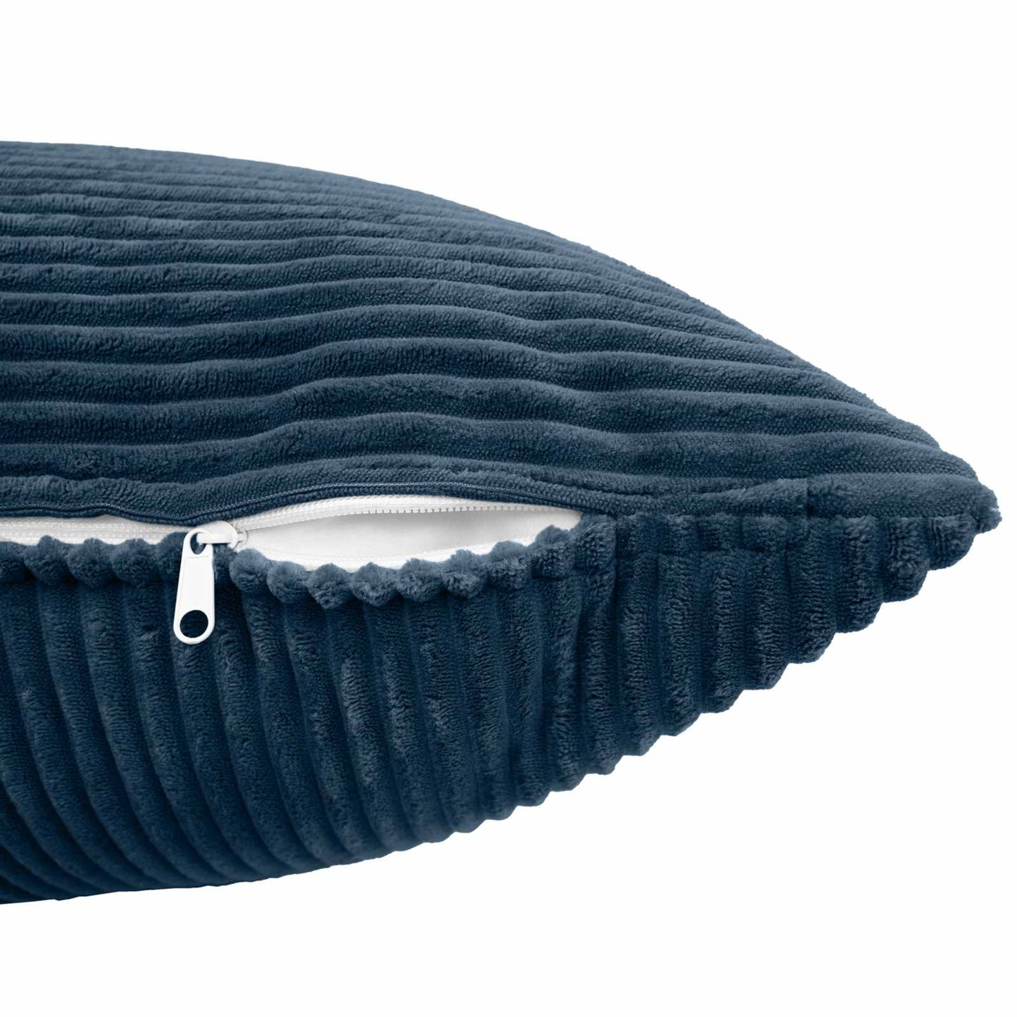 Pudebetræk 12 pcs ALMELO Mørkeblå 40 x 80 cm cordfløjl
