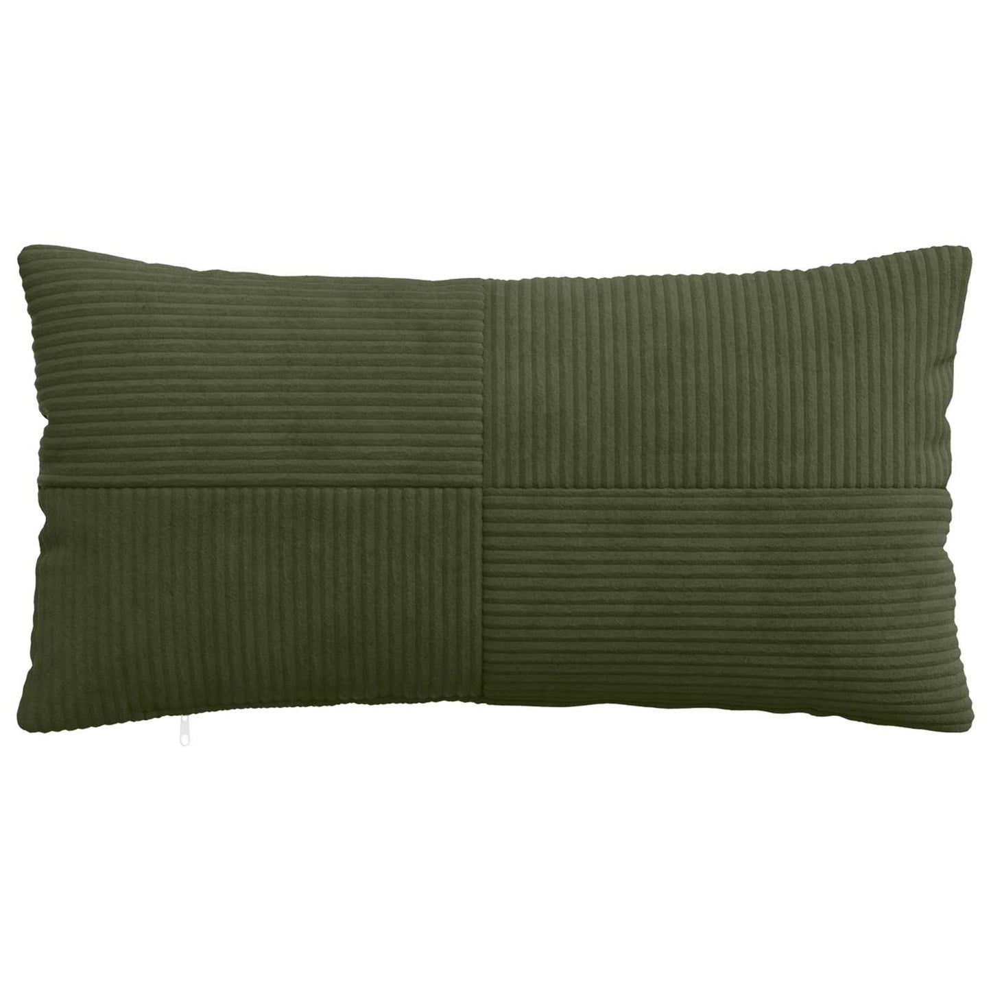 Pudebetræk 2 pcs ALMELO Grøn 40 x 80 cm cordfløjl
