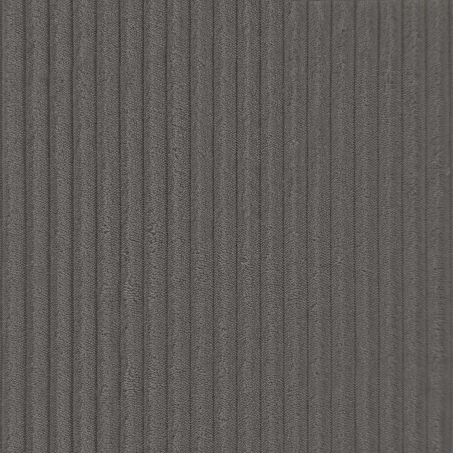 Pudebetræk 12 pcs ALMELO Mørkegrå 45 x 45 cm cordfløjl