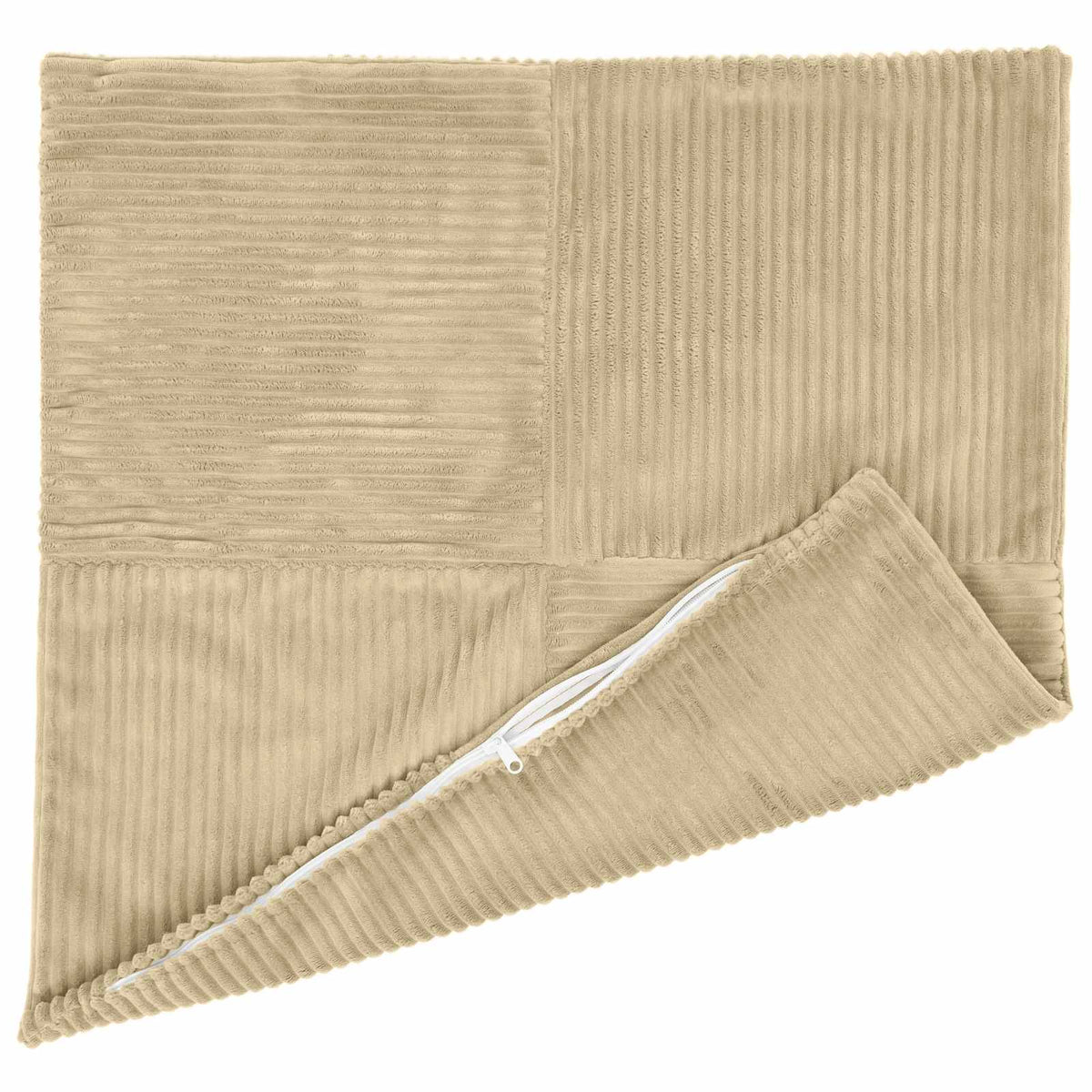Pudebetræk 2 pcs ALMELO Grågrøn 45 x 45 cm cordfløjl