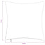 Pudebetræk 6 pcs ALMELO Blå 45 x 45 cm cordfløjl