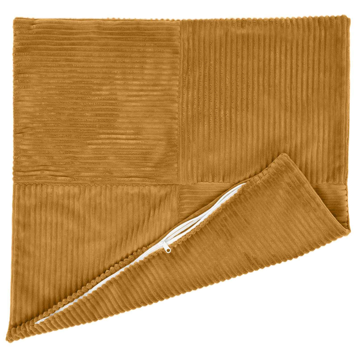 Pudebetræk 6 pcs ALMELO Gul 45 x 45 cm cordfløjl