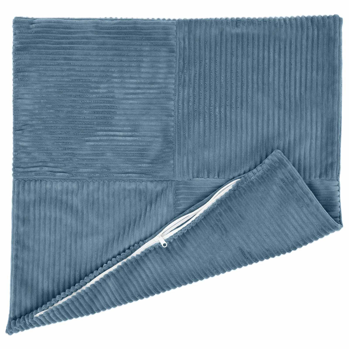 Pudebetræk 12 pcs ALMELO Blå 50 x 50 cm cordfløjl
