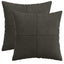 Pudebetræk 2 pcs ALMELO Antracit 50 x 50 cm cordfløjl