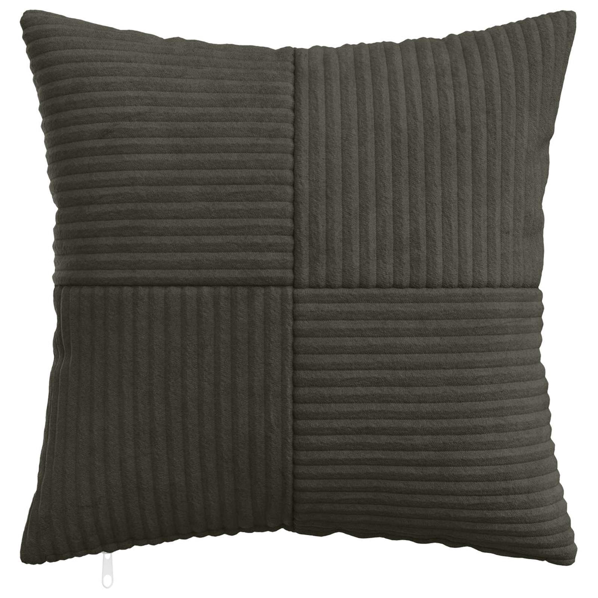 Pudebetræk 2 pcs ALMELO Antracit 50 x 50 cm cordfløjl
