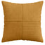 Pudebetræk 6 pcs ALMELO Gul 50 x 50 cm cordfløjl