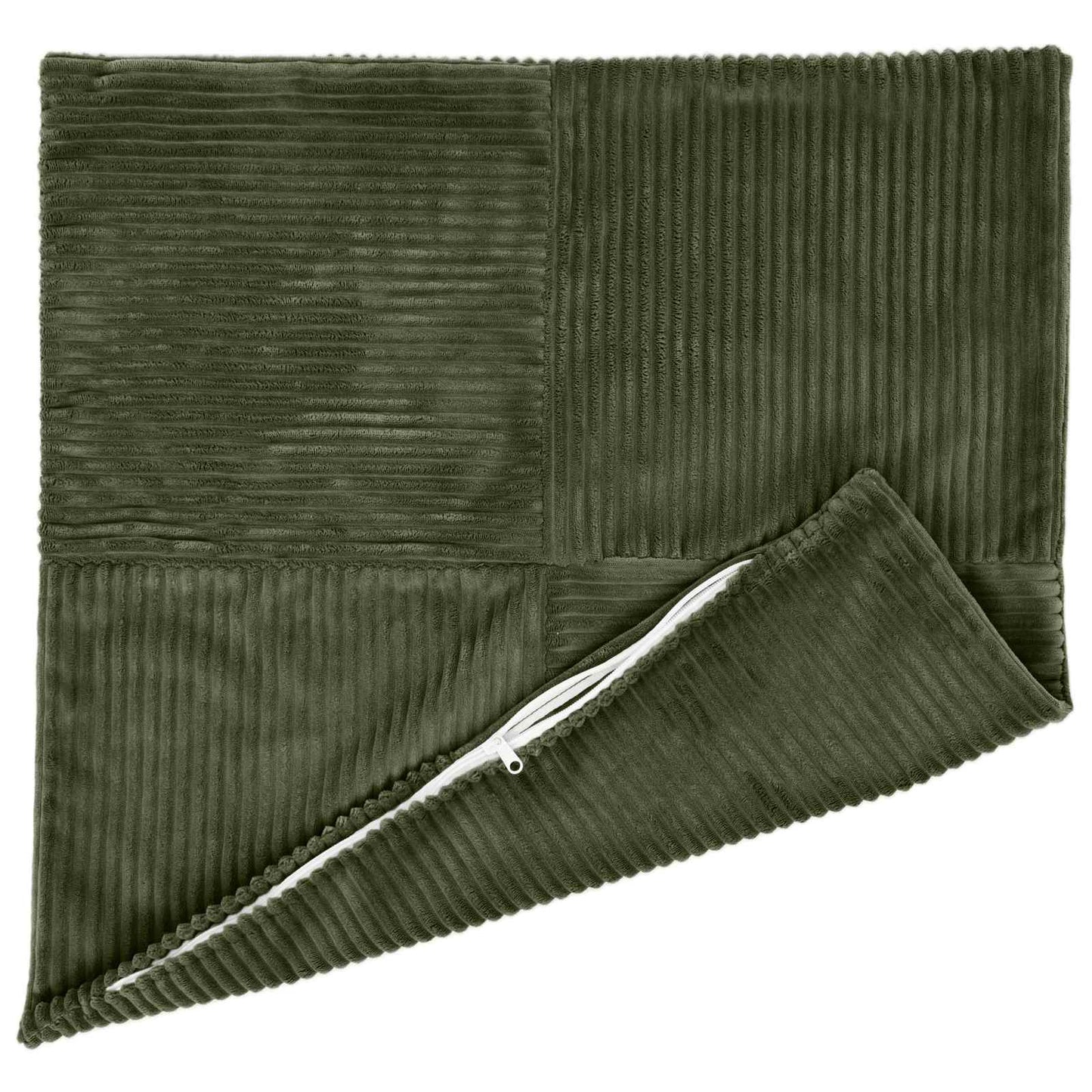 Pudebetræk 6 pcs ALMELO Grøn 50 x 50 cm cordfløjl
