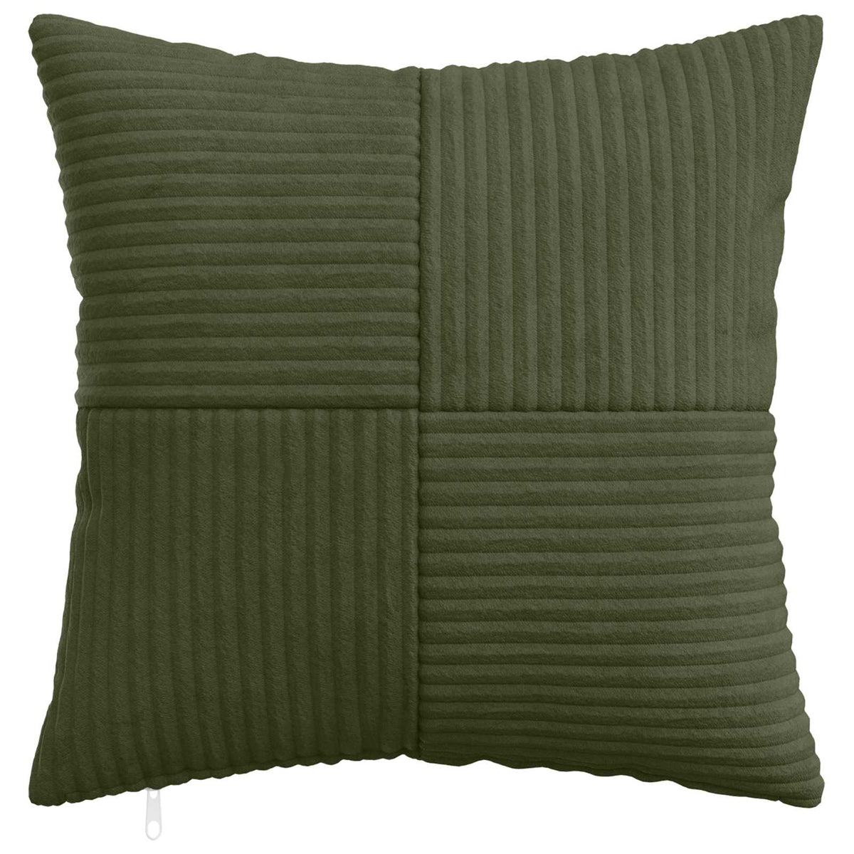 Pudebetræk 6 pcs ALMELO Grøn 50 x 50 cm cordfløjl