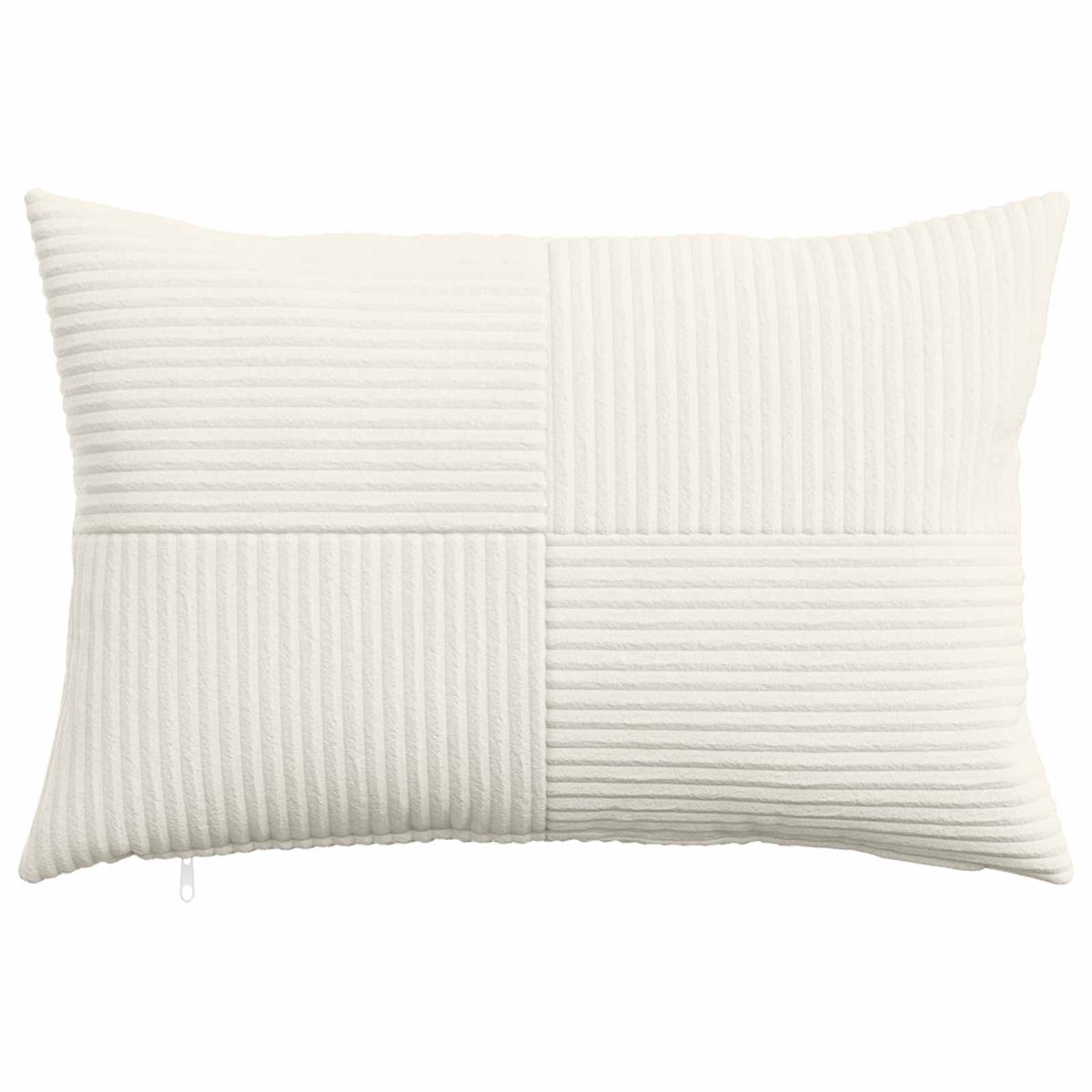 Pudebetræk 2 pcs ALMELO Cremefarvet 50 x 70 cm cordfløjl