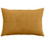 Pudebetræk 2 pcs ALMELO Gul 50 x 75 cm cordfløjl
