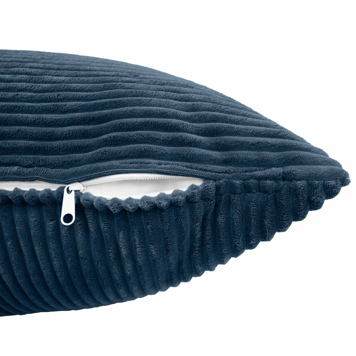 Pudebetræk 2 pcs ALMELO Mørkeblå 50 x 75 cm cordfløjl