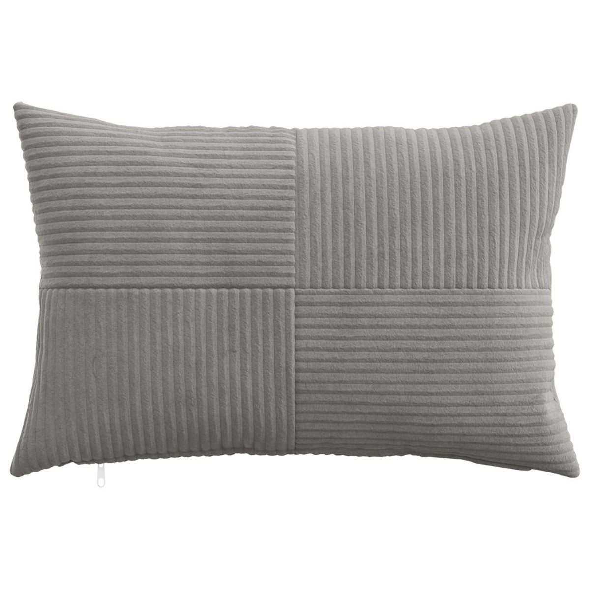Pudebetræk 6 pcs ALMELO Lysegrå 50 x 80 cm cordfløjl