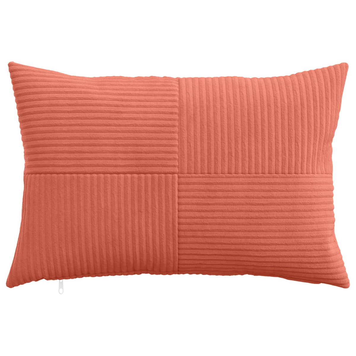 Pudebetræk 2 pcs ALMELO Rød orange 50 x 80 cm cordfløjl