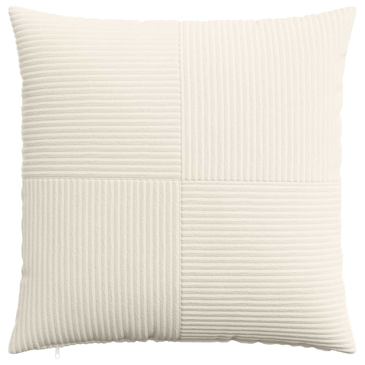 Pudebetræk 2 pcs ALMELO Cremefarvet 55 x 55 cm cordfløjl